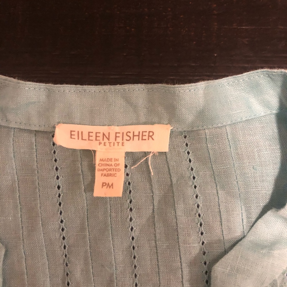 Eileen Fisher Irish Linen Buttondown - image 4